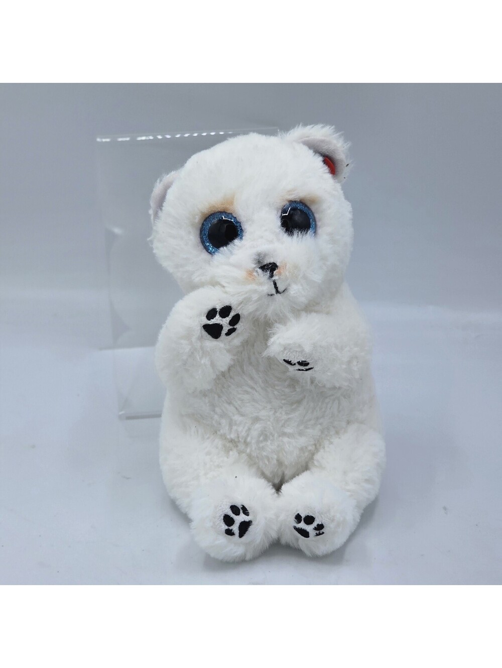Ty Beanie Bellies “Wuzzy” the Polar Bear - No Hang Tag! (8 inch)